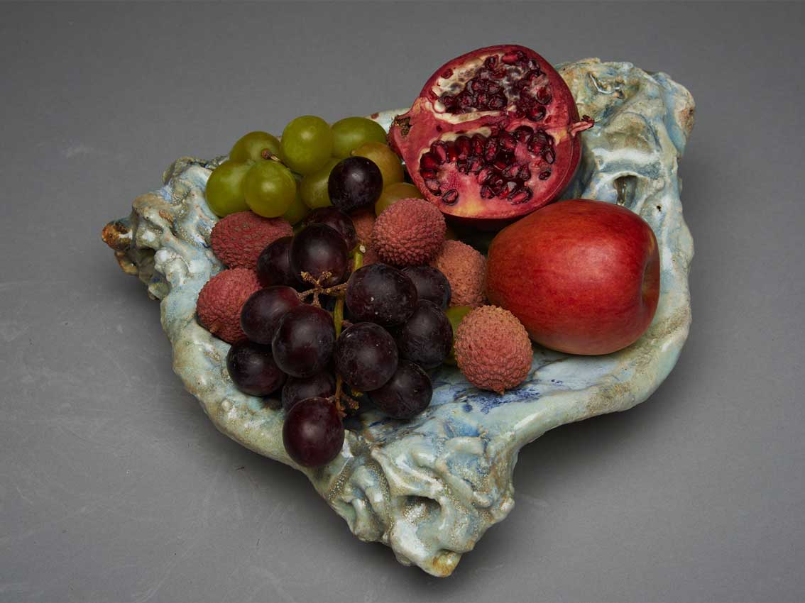 Level 2 Ceramics Student Work - fruit platter