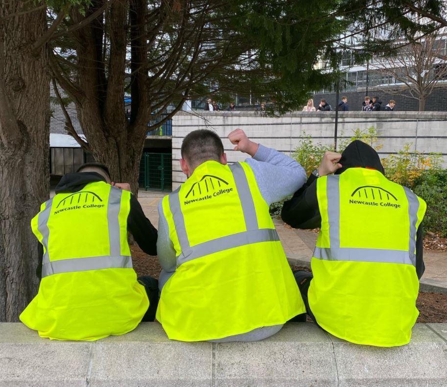 Newcastle College Construction Students 1